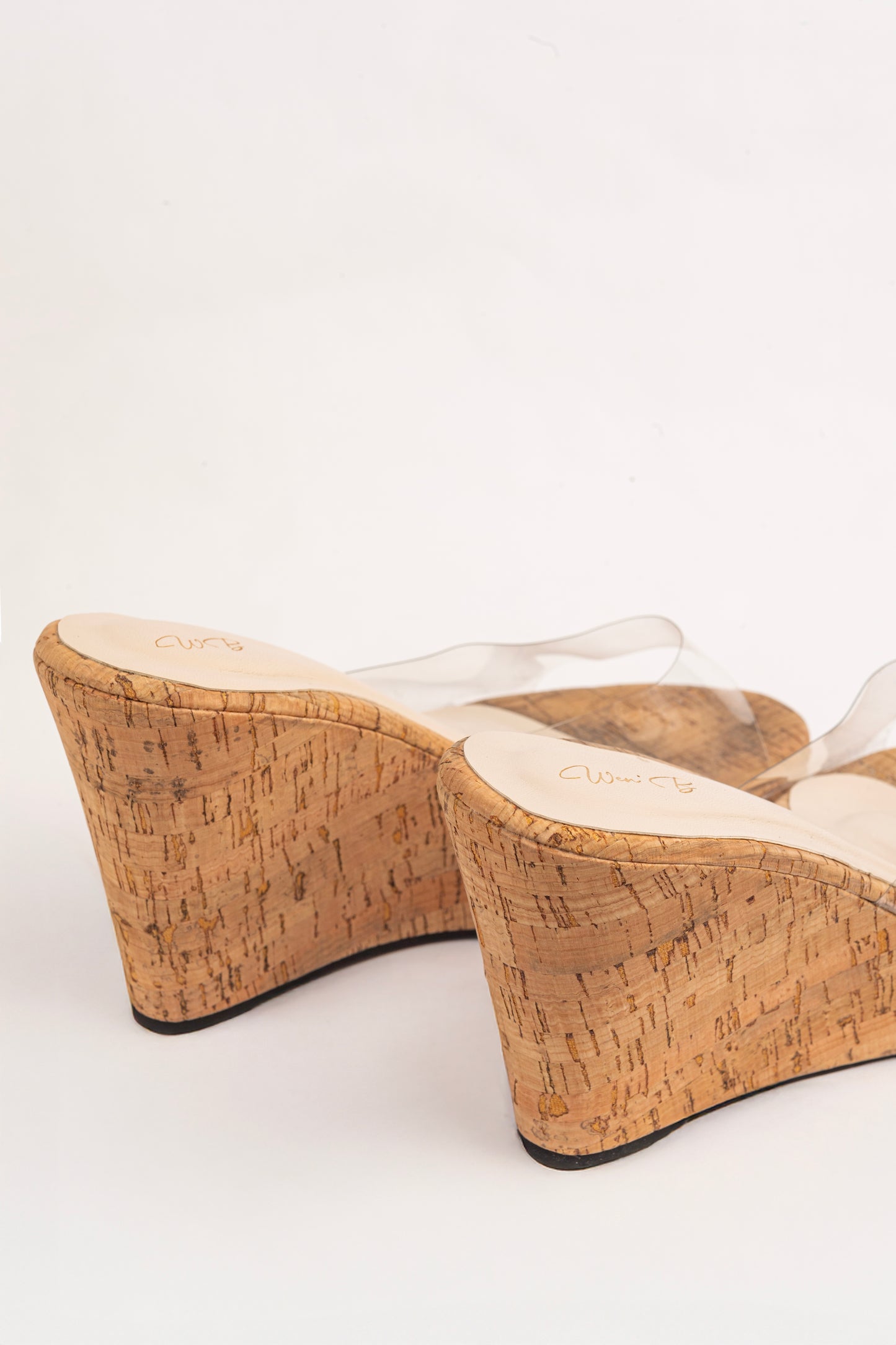 Pure Ivory Noir ( Plain Wood ) , 10cm Heel