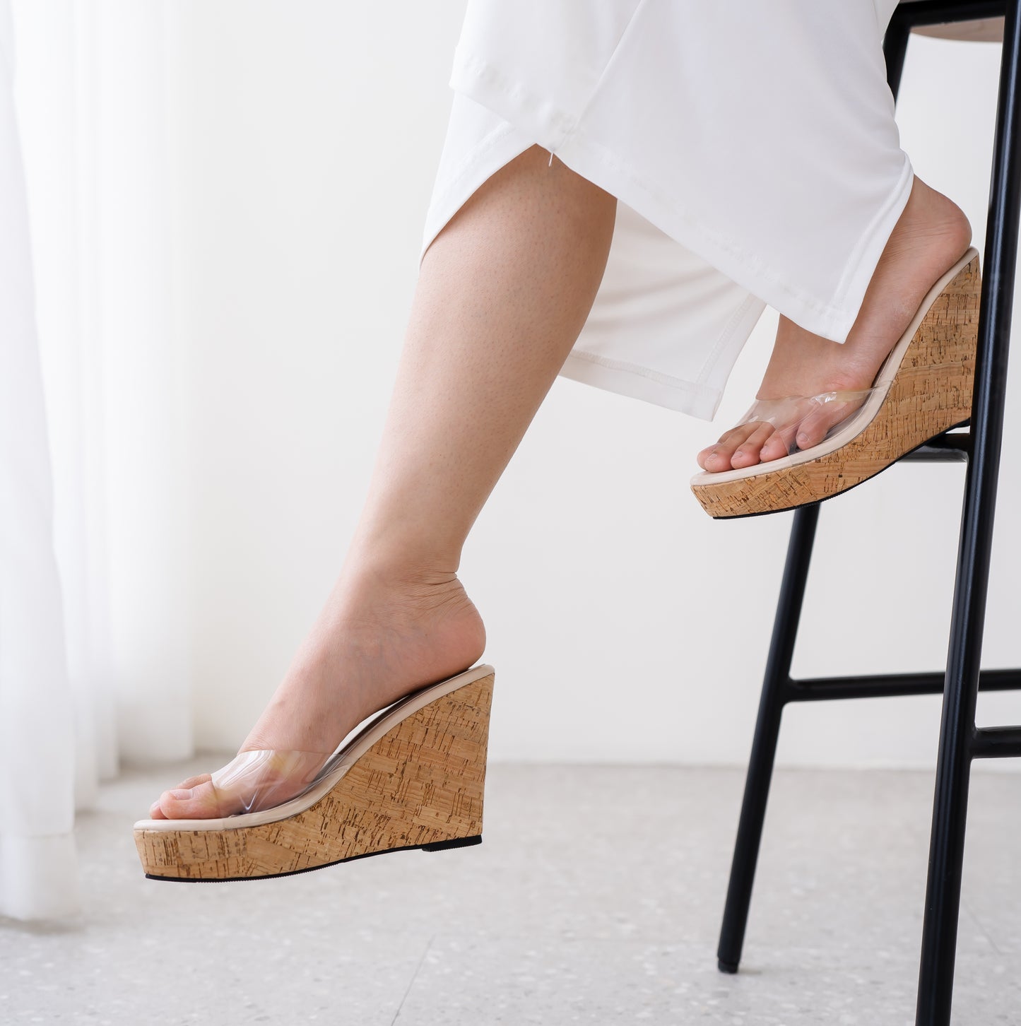 Creme Eleve ( Cream )  , 10cm Heel