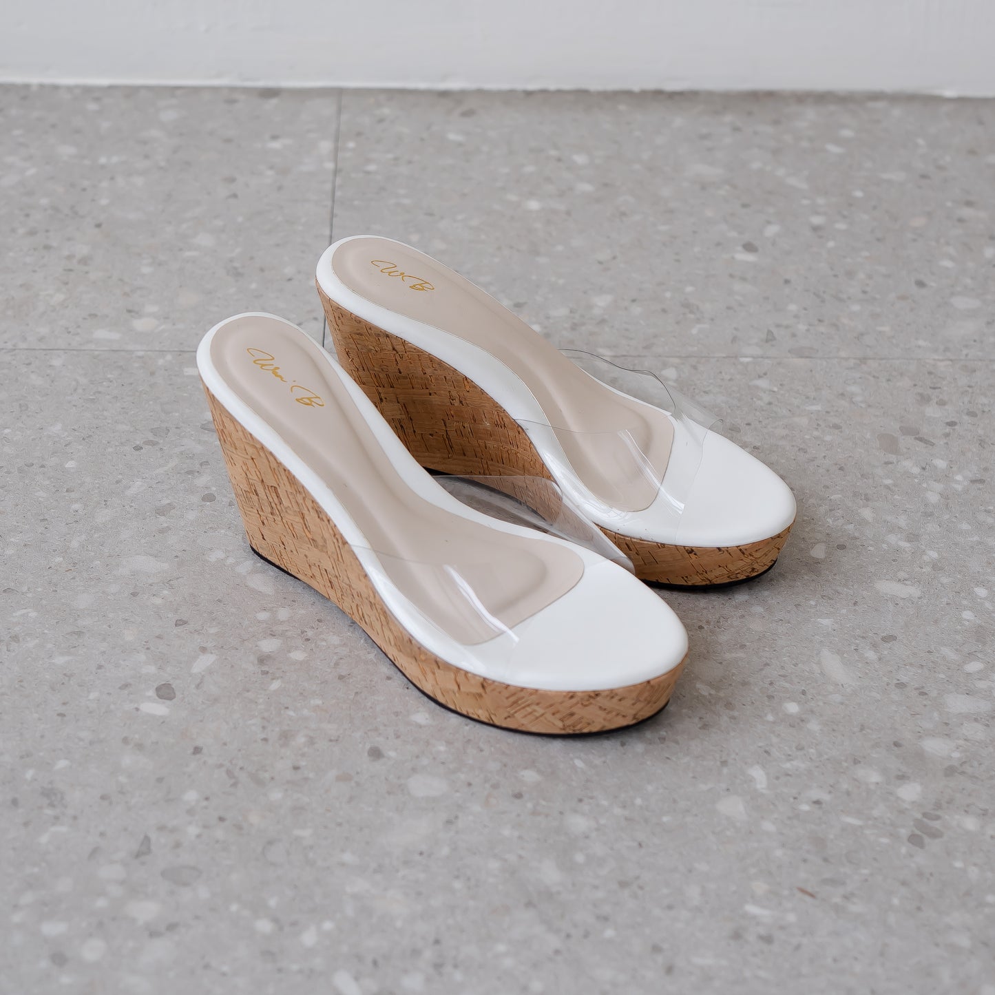 Lunar Drift ( White ) , 10cm Heel